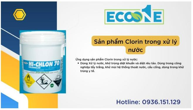 Hóa chất xử lý nước thải Clorin